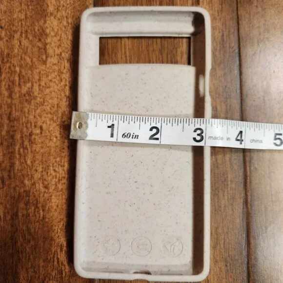 New Pela Case Google Pixel 6 Brown Cream Checkered Compostable Phone Cover - Picture 6 of 7